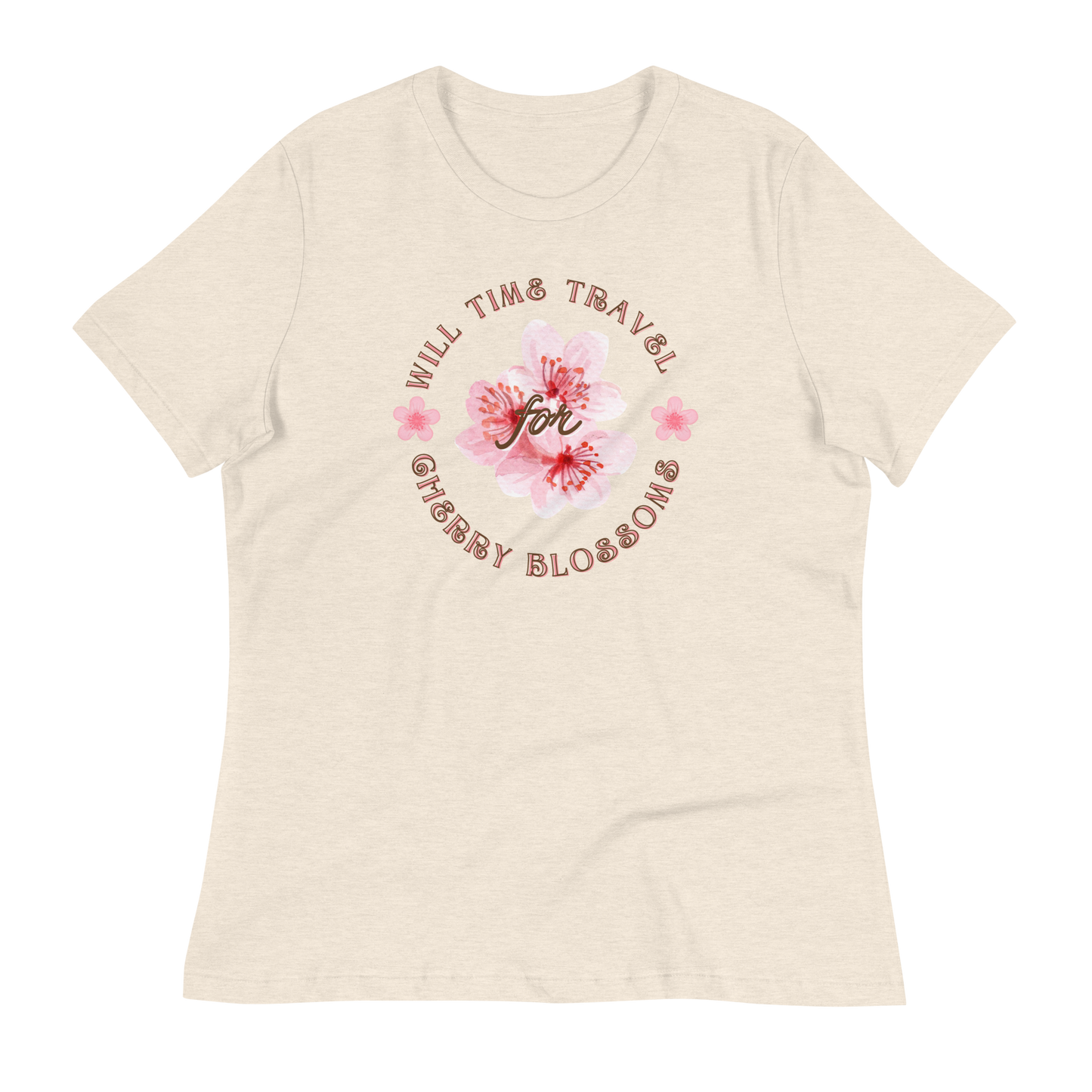 Women's Fit Relaxed Cherry Blossom T-Shirt