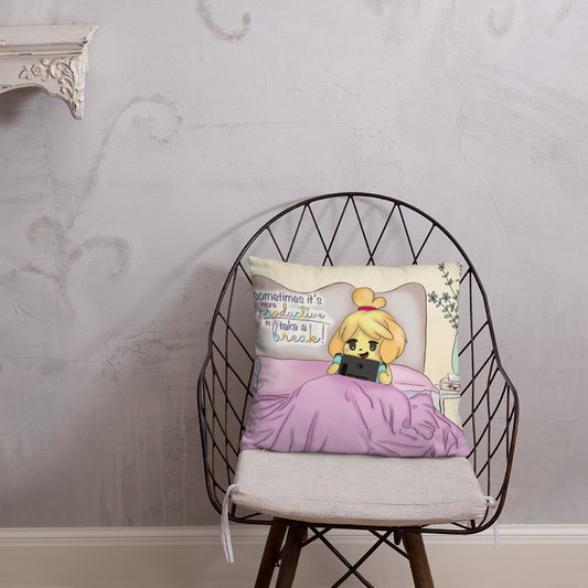 Take a Break Isabelle Throw Pillow