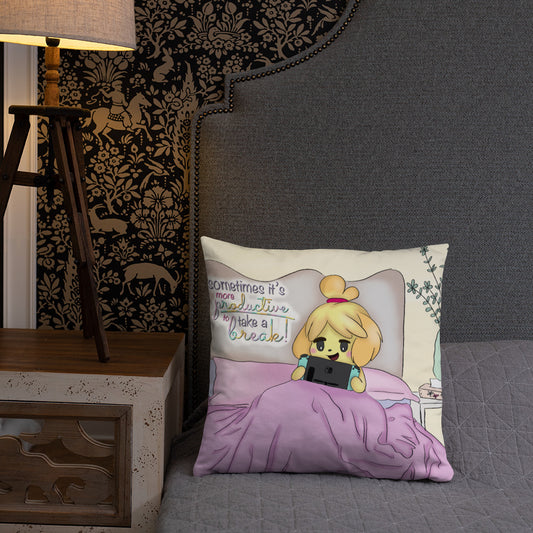 Take a Break Isabelle Throw Pillow