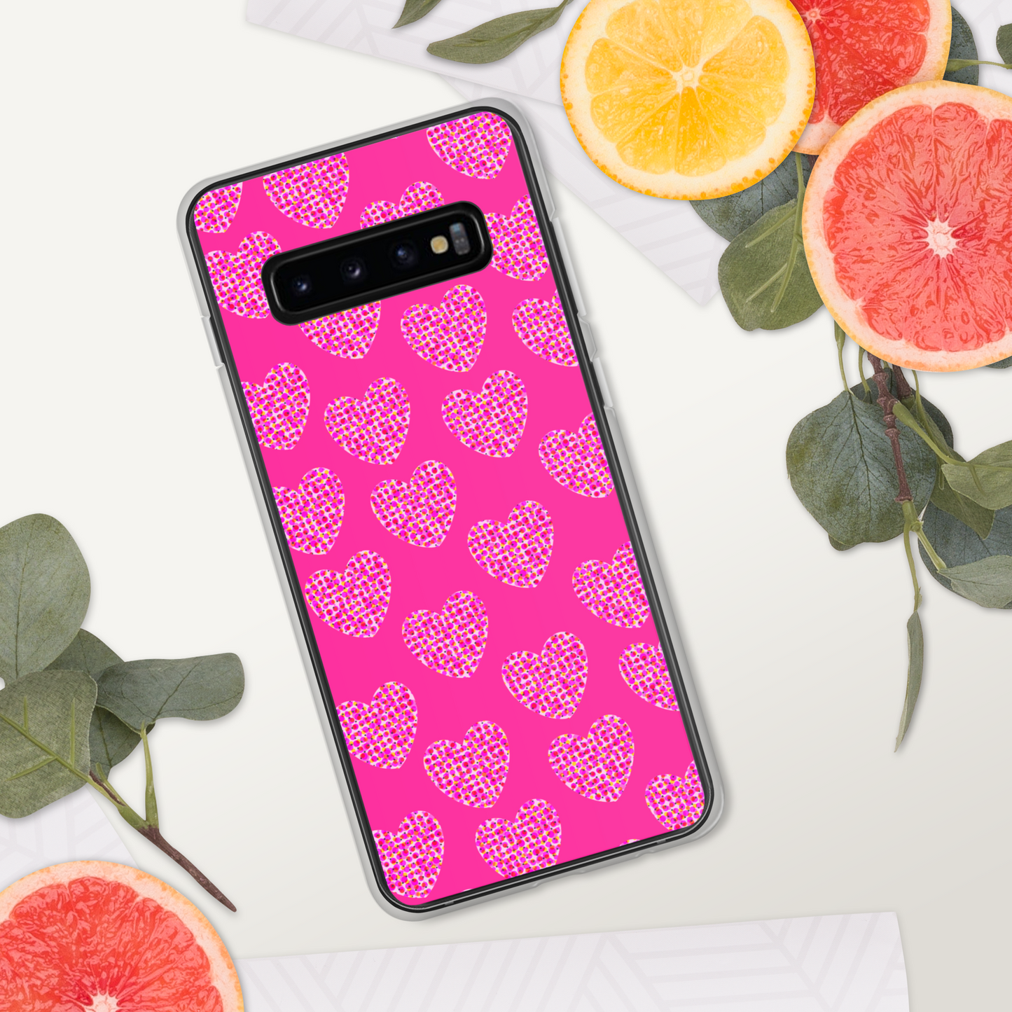 Pink Heart Feminism Samsung Case by Geli Jam