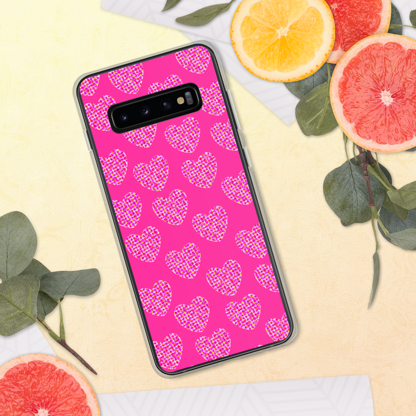 Pink Heart Feminism Samsung Case by Geli Jam