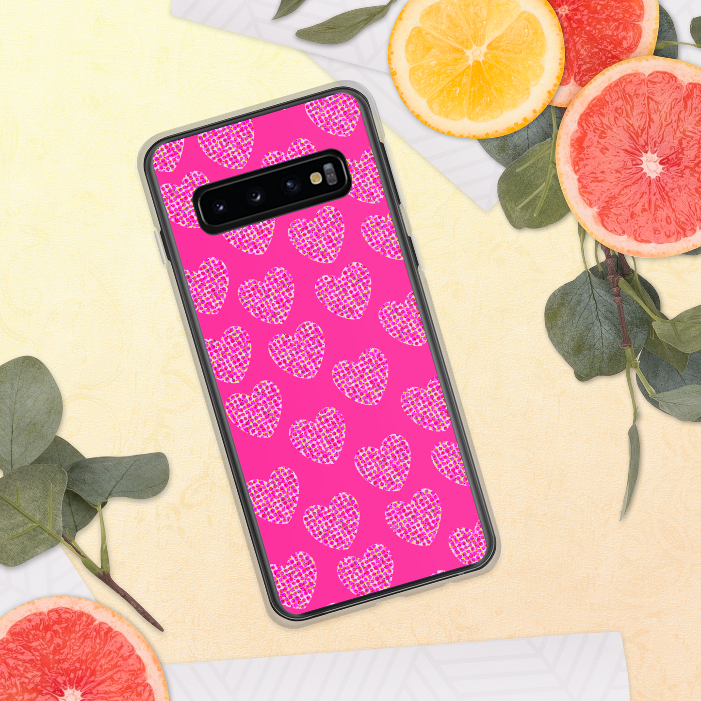 Pink Heart Feminism Samsung Case by Geli Jam