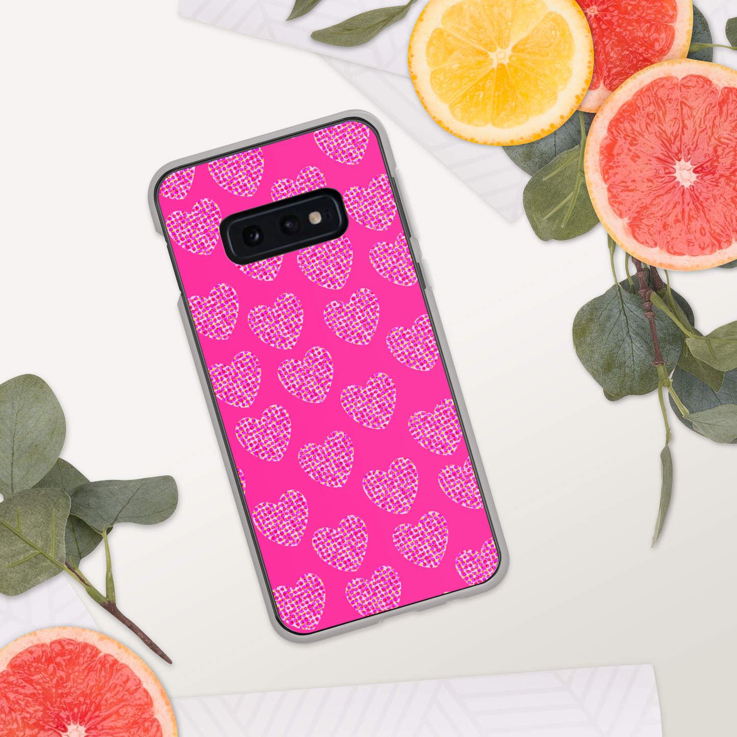 Pink Heart Feminism Samsung Case by Geli Jam