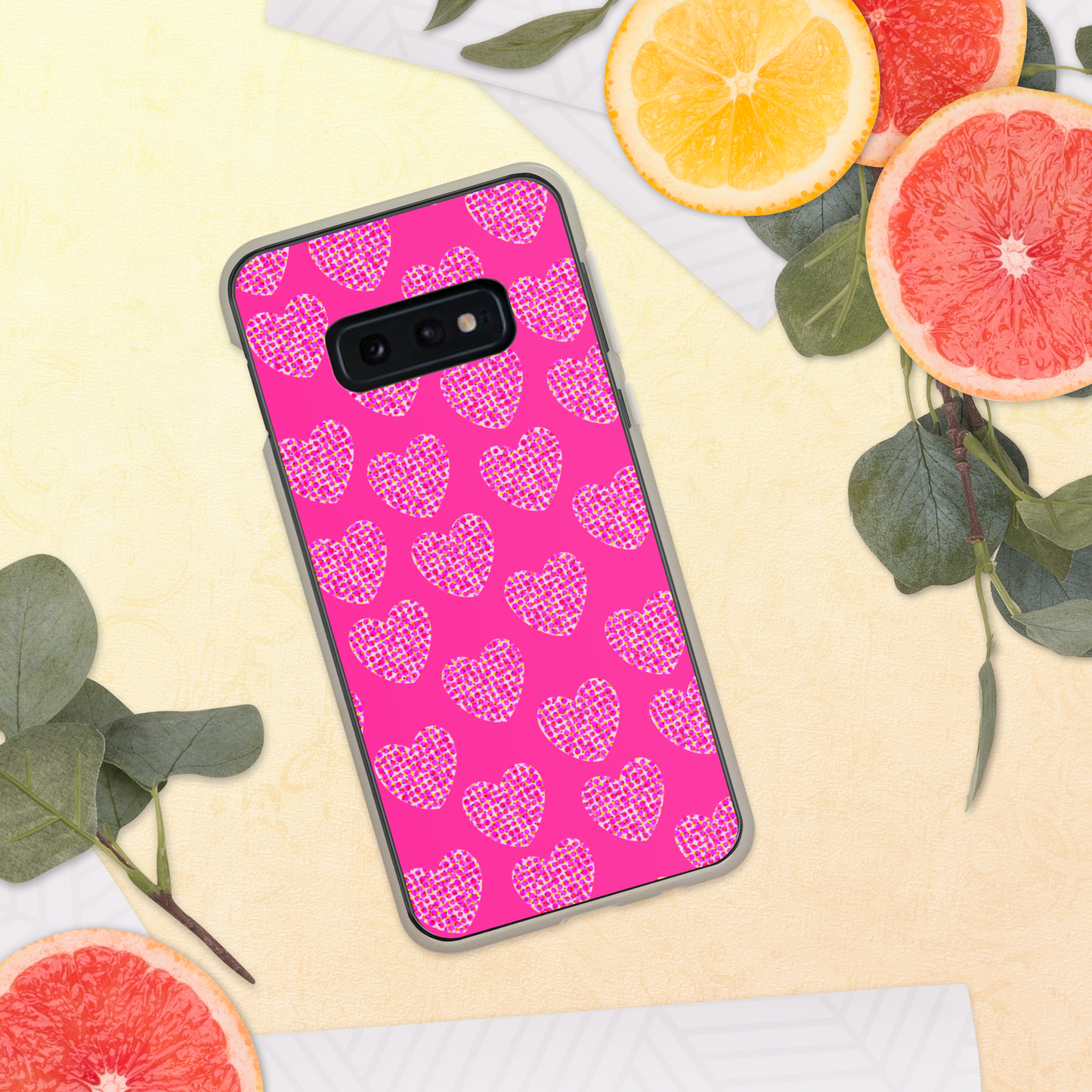 Pink Heart Feminism Samsung Case by Geli Jam