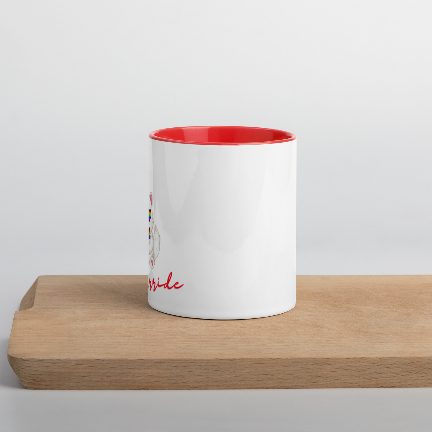 Pride Kitty Mug with Color Inside