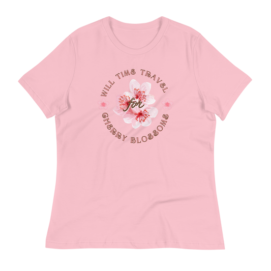 Women's Fit Relaxed Cherry Blossom T-Shirt
